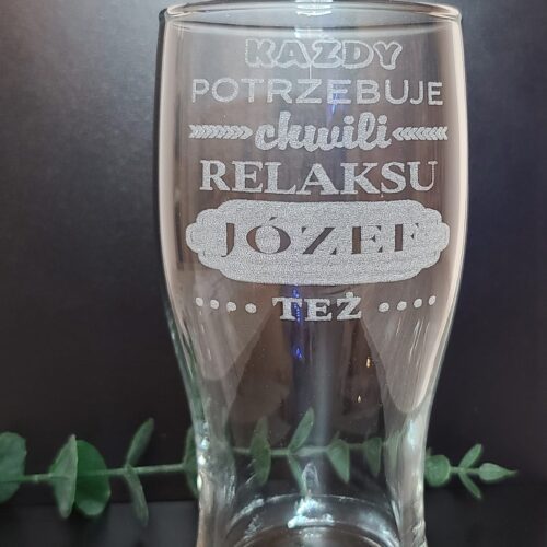 Szklanka do piwa - chwila relaksu