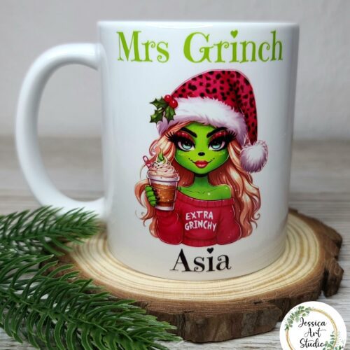 Kubek biały - Świąteczny