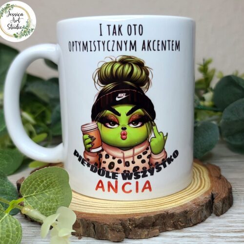 (+18) Kubek biały - Świąteczny