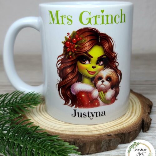 Kubek biały - Świąteczny