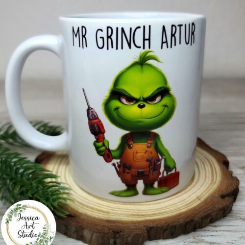 Kubek biały - Świąteczny