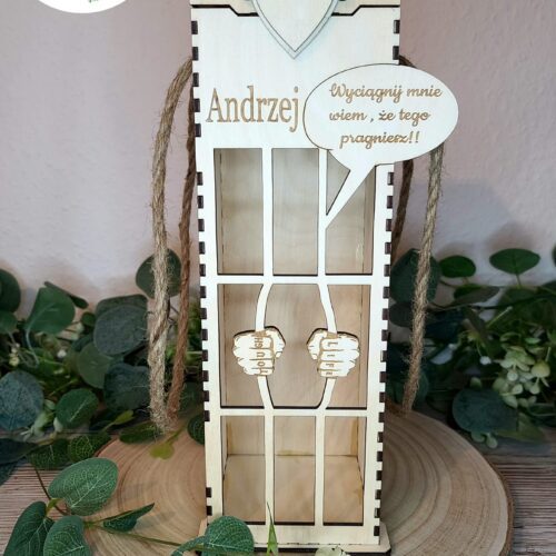 Skrzyneczka na alkohol (duża) - imieniny Andrzeja