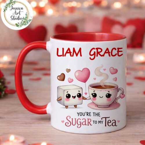 Personalised “You’re the Sugar to My Tea” Mug