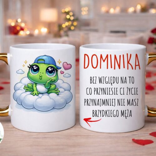 Personalised Funny Frog Mug – Humorous Gift with Name